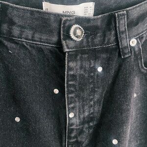 Mango Rhinestone Jeans